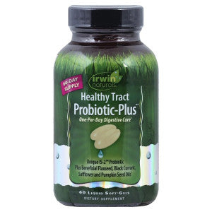 Irwin Naturals Healthy Tract Probiotic Plus Softgels