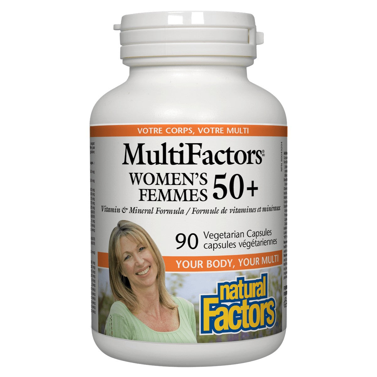 Natural Factors MultiFactors Women's 50+, 90 Vegetarian Capsules