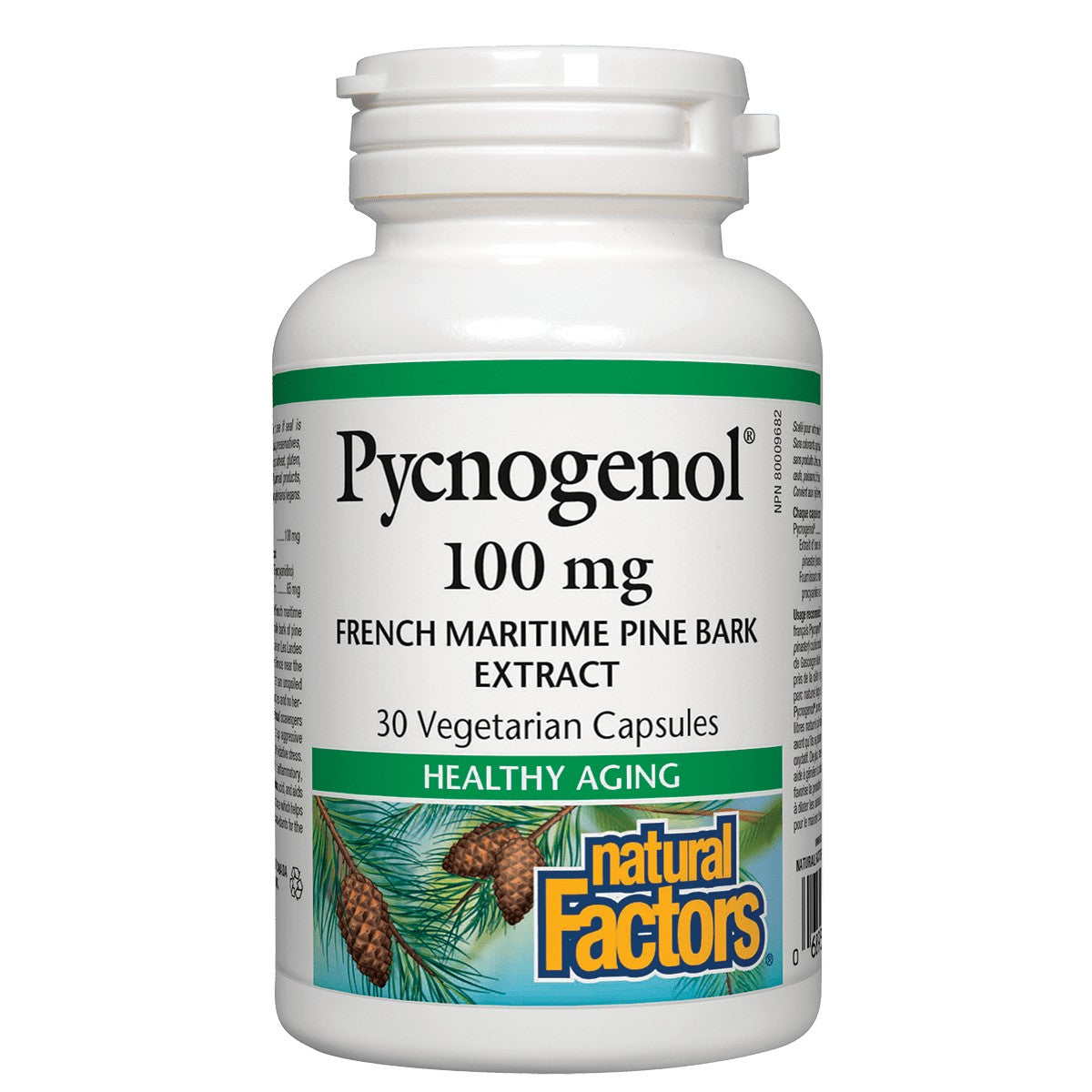 Natural Factors Pycnogenol Pine Bark 100 Mg, 30 Capsules