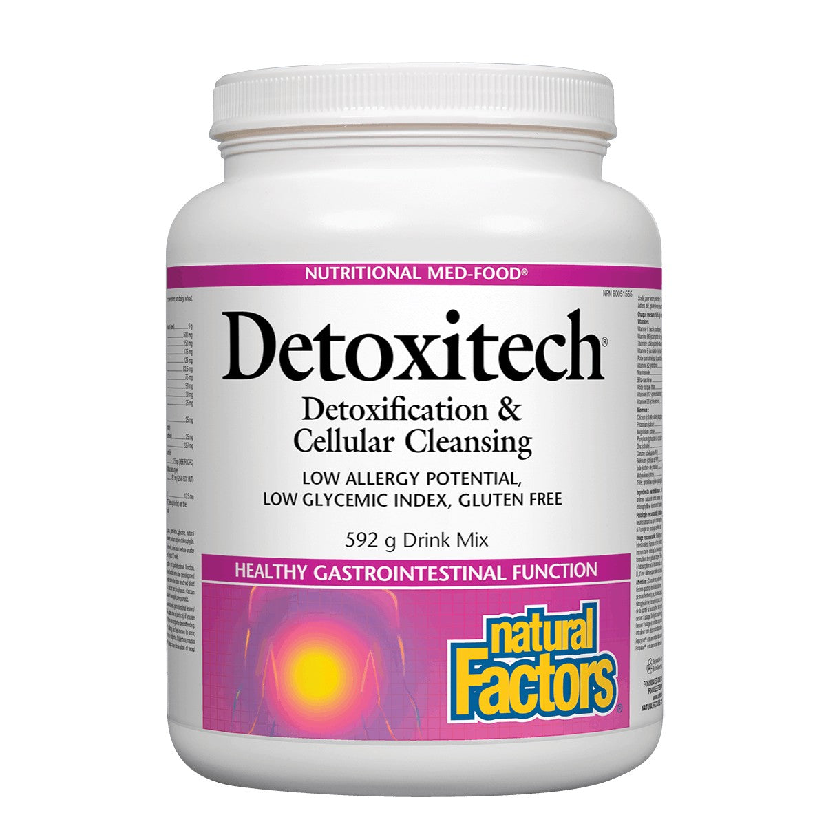 Natural Factors Detoxitech Detoxification And Cellular Cleansing 592g