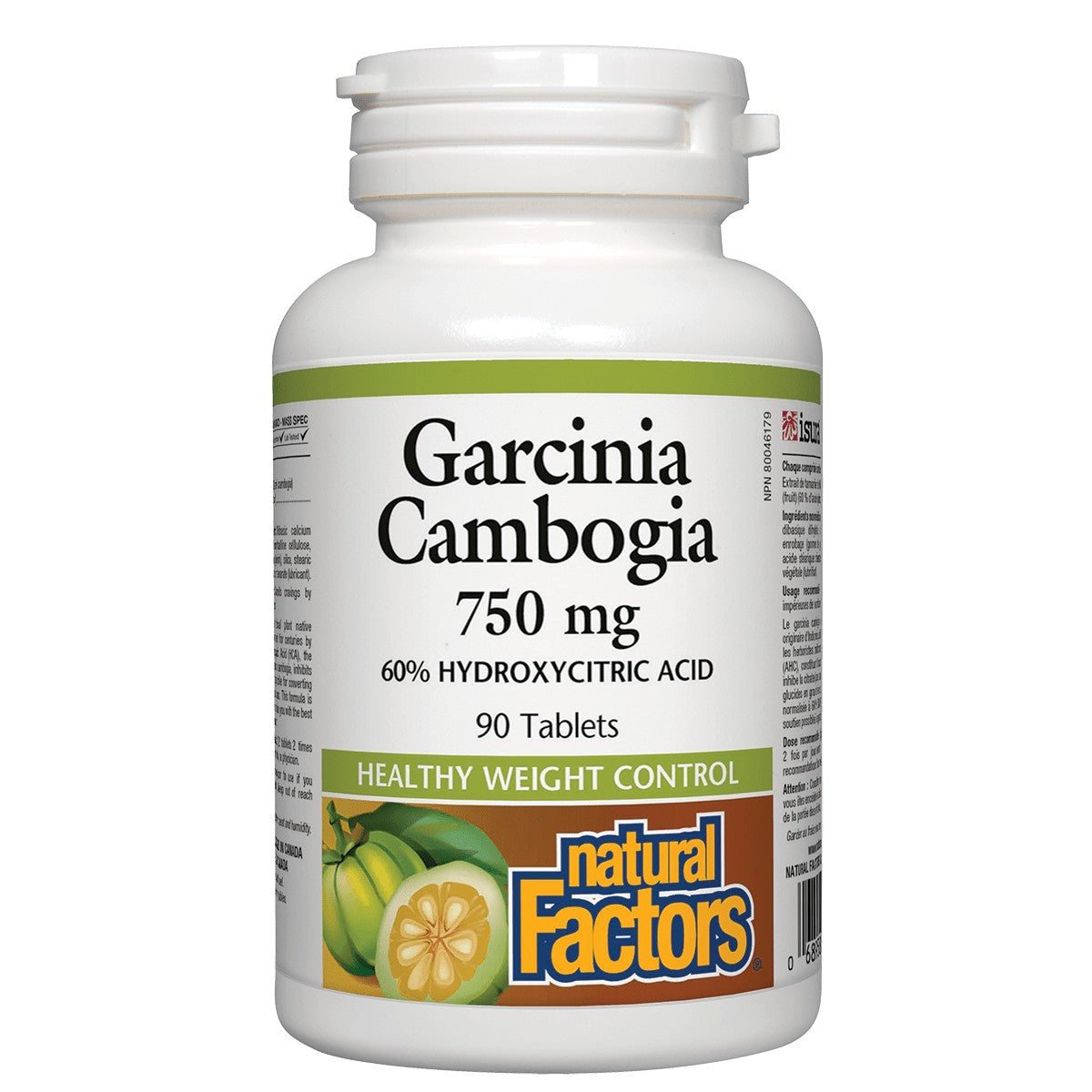 Natural Factors Garcinia Cambogia 750 Mg, 90 Tablets