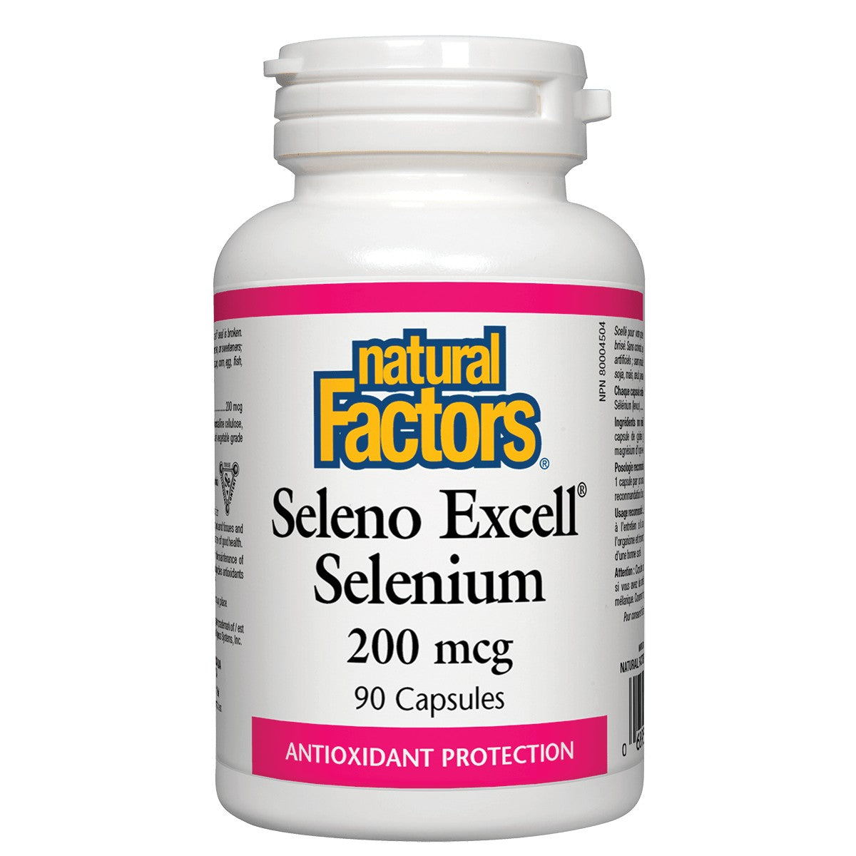 Natural Factors SelenoExcell Selenium Yeast 200 Mcg