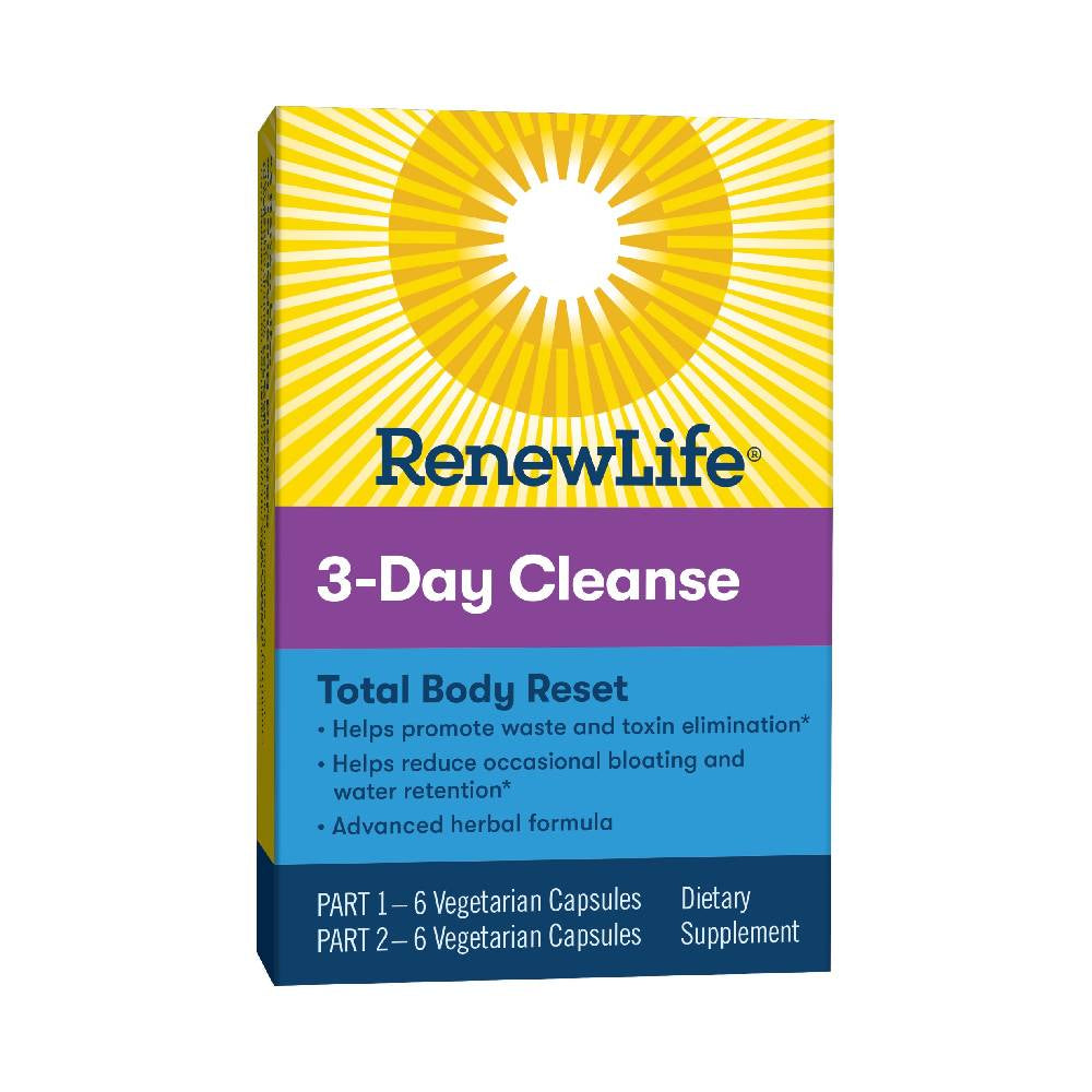 Renew Life Re Adult Total Body Reset Cleanse, 3-Day Program, Capsules