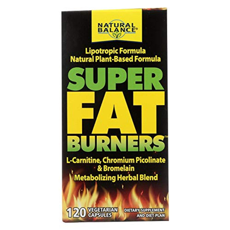 Natural Balance Super Fat Burners - 120 Vegetarian Capsules