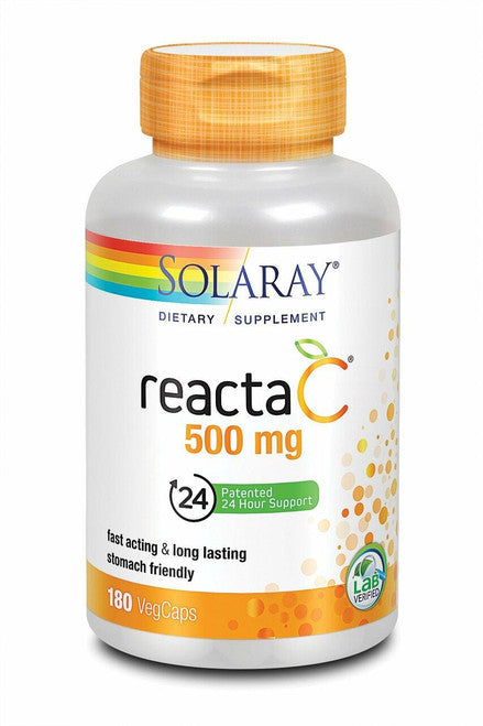 Solaray Reacta C Con Bioflav Vitamina, 500 Mg -Solaray- 180 Cápsulas