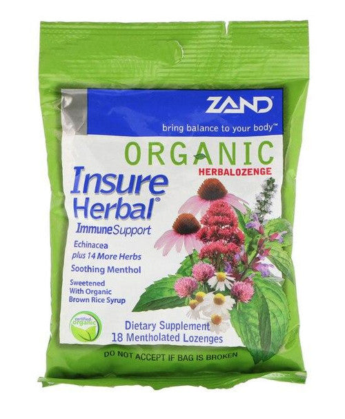 Zand Organic Insure Herbal Lozenge 18 Pc