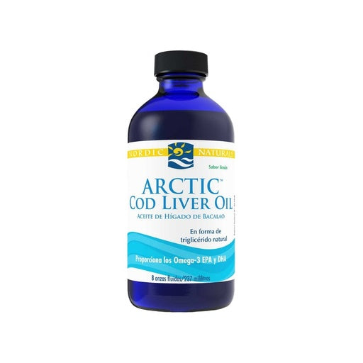 Nordic Naturals Cod Liver Oil Liquid, Lemon, 1060 Mg, 8 Oz