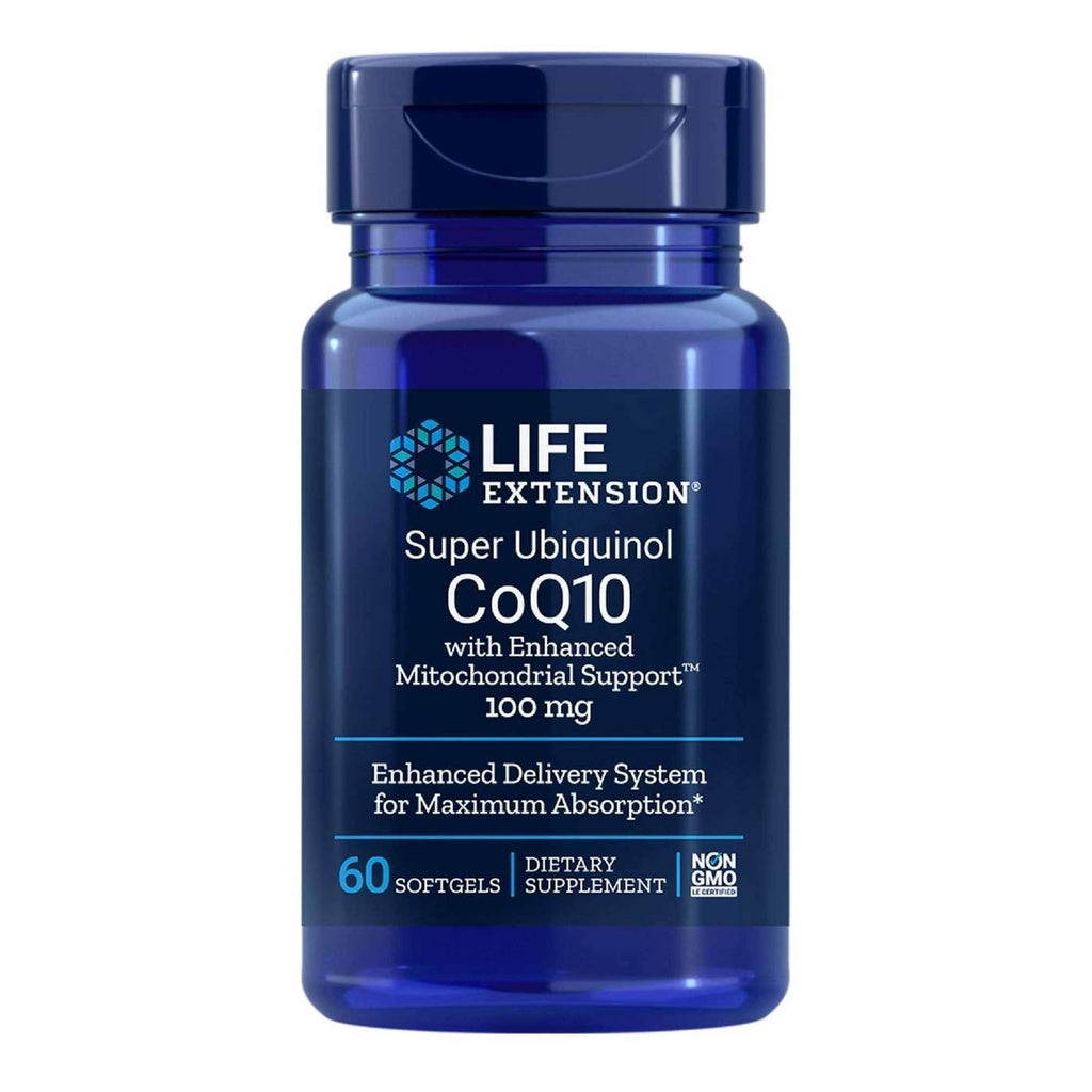 Life Extension Super Ubiquinol CoQ10 100 Mg With Enhanced Mitochondrial Support