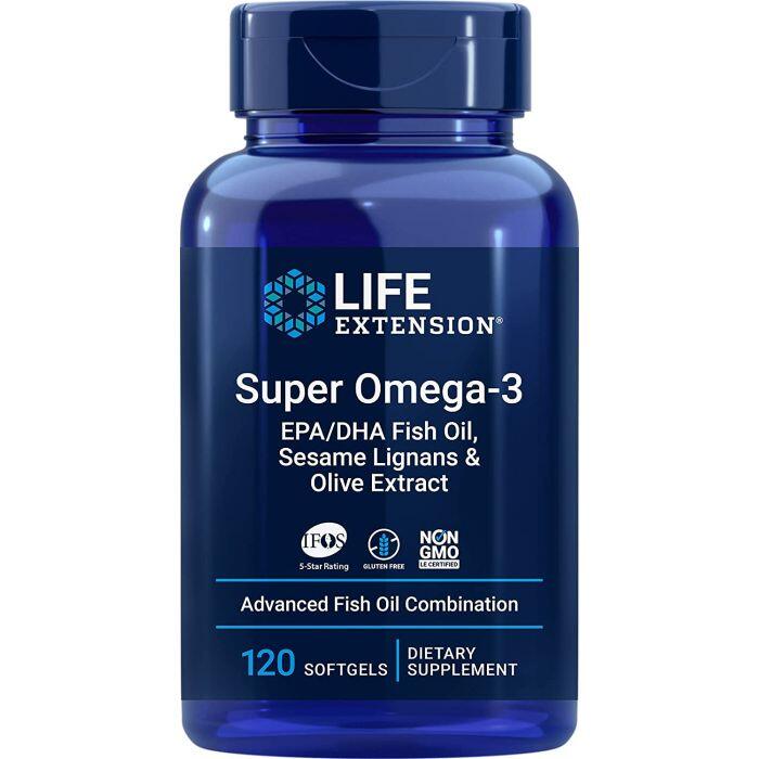 Life Extension Super Omega 3 Of 120 Soft Capsules
