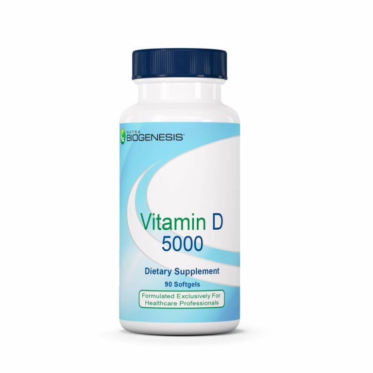 Nutra BioGenesis – Vitamin D 5000 – Vitamin D3 5000 IU To Help Support Calcium Absorption And Immune Function – 90 Softgels