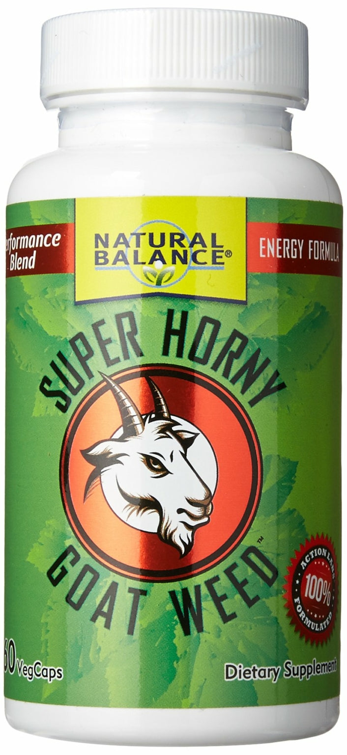 Natural Balance Super Horny Goat Weed, 60 Veggie Caps