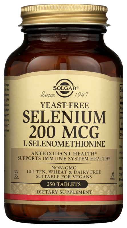 Solgar Yeast Free Selenium 200 Mcg Tablets