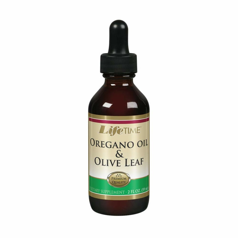 Lifetime Oregano Oil & Olive Leaf Supplements, 2 Fluid Ounce