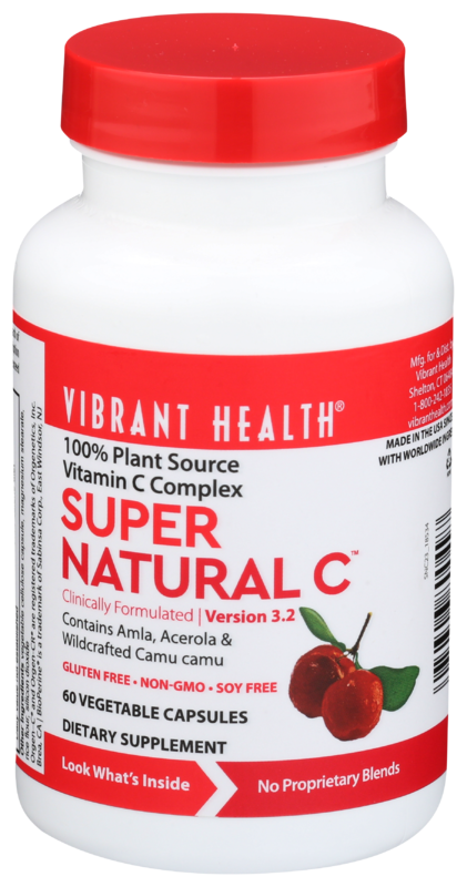 Vibrant Health Super Natural C, 60 Vegetable Capsules