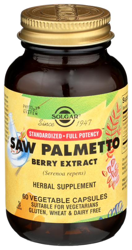 Solgar Saw Palmetto Berry Extract, 60 Veggie Caps