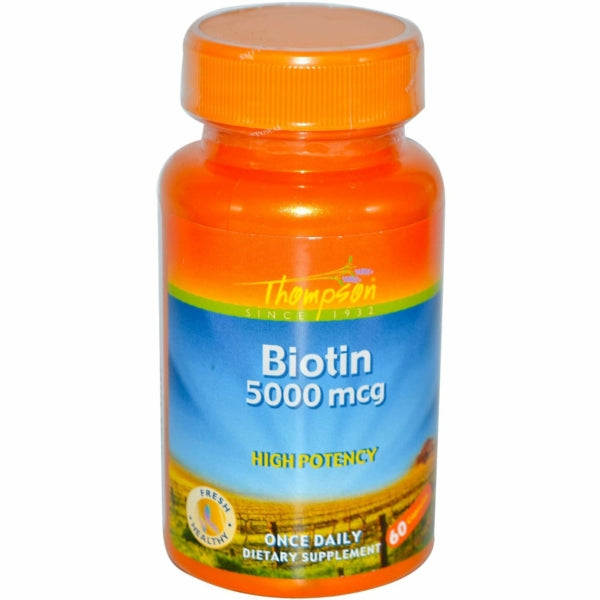 Thompson Biotin, 500 Mcg, 60 Capsules, From Nutritional