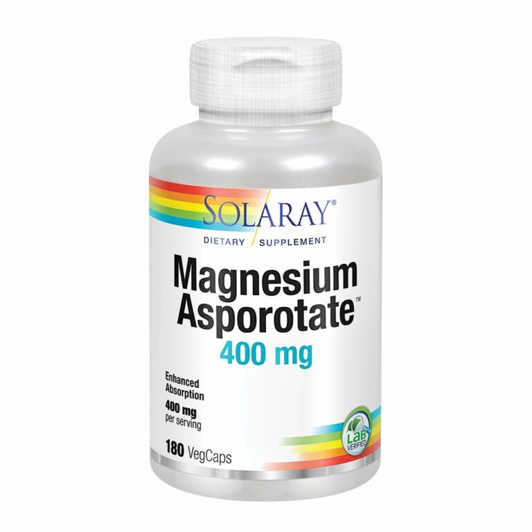 Solaray Magnesium Asporotate200mg - 180 - Capsule [Health And Beauty]