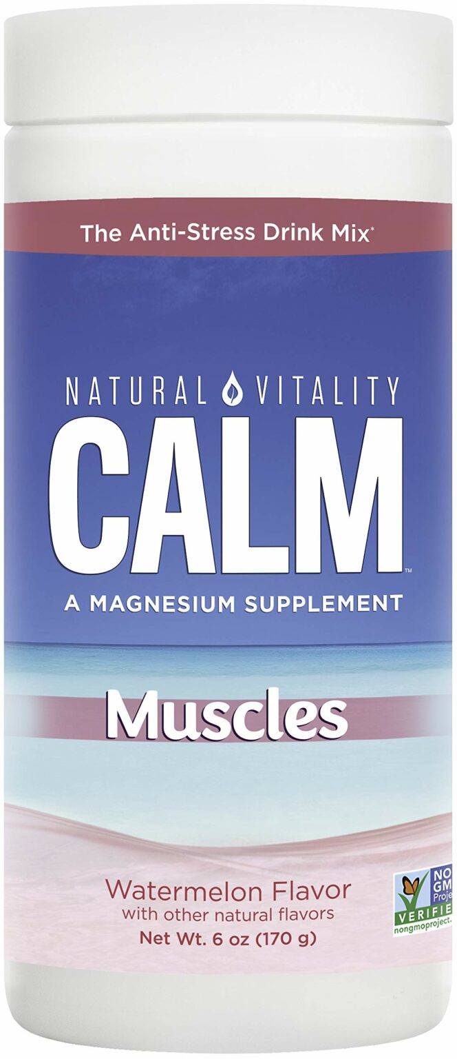 Natural Vitality CALM For Muscles Powder Watermelon