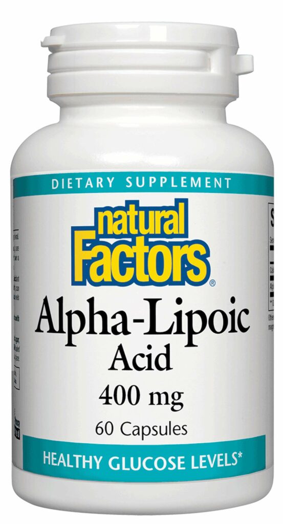 Natural Factors Alpha-Lipoic Acid 400 Mg, 60 Caps