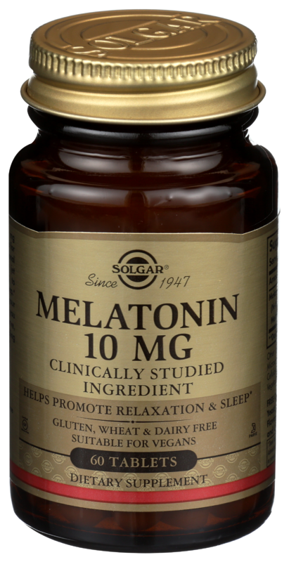 Solgar Melatonin, 10 Mg, 60 Tablets