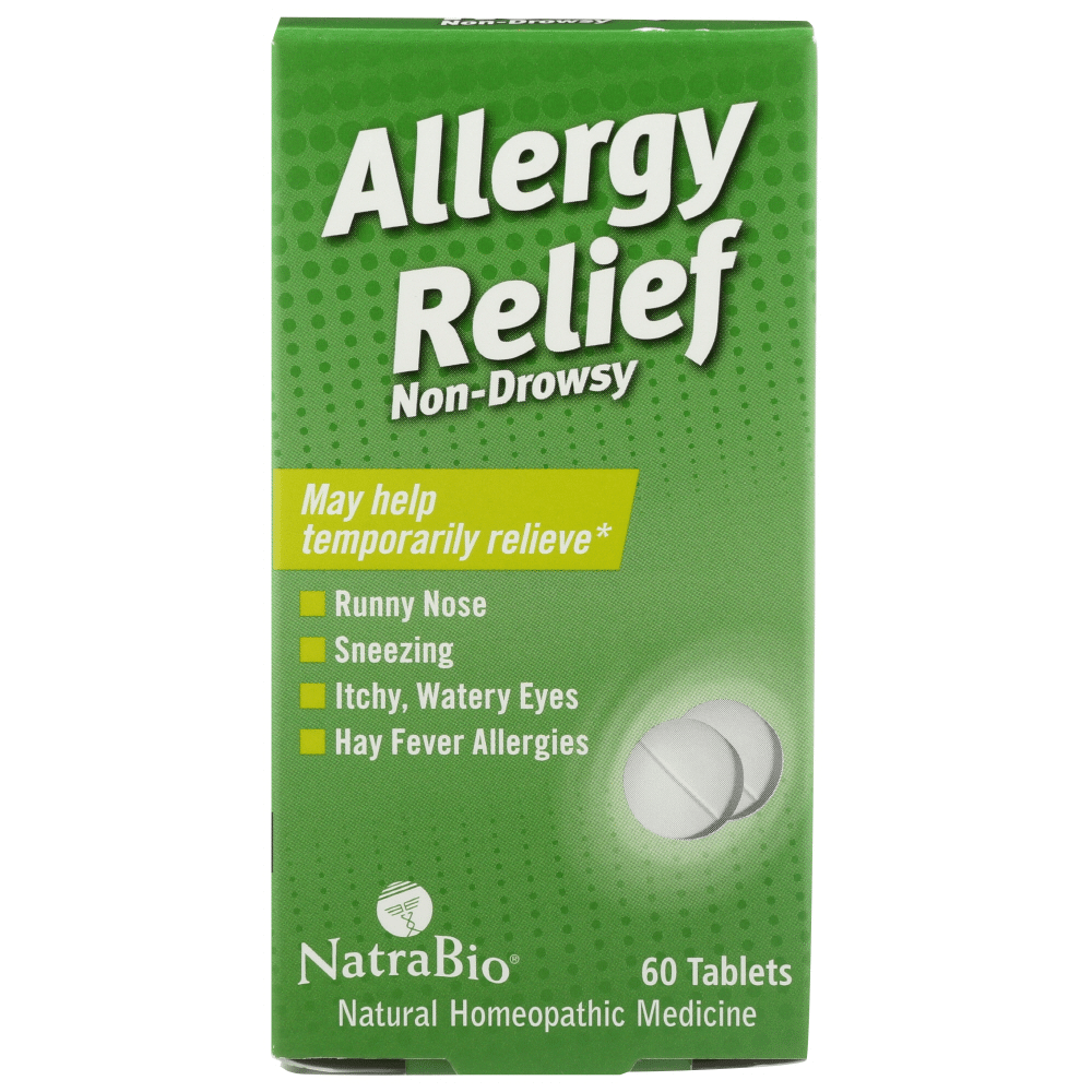 NatraBio Allergy Relief Tablets