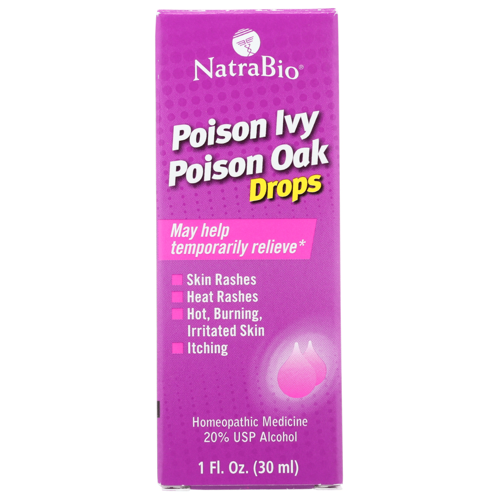 Natra-Bio Poison Ivy & Oak Relief 1 FL Oz By NatraBio