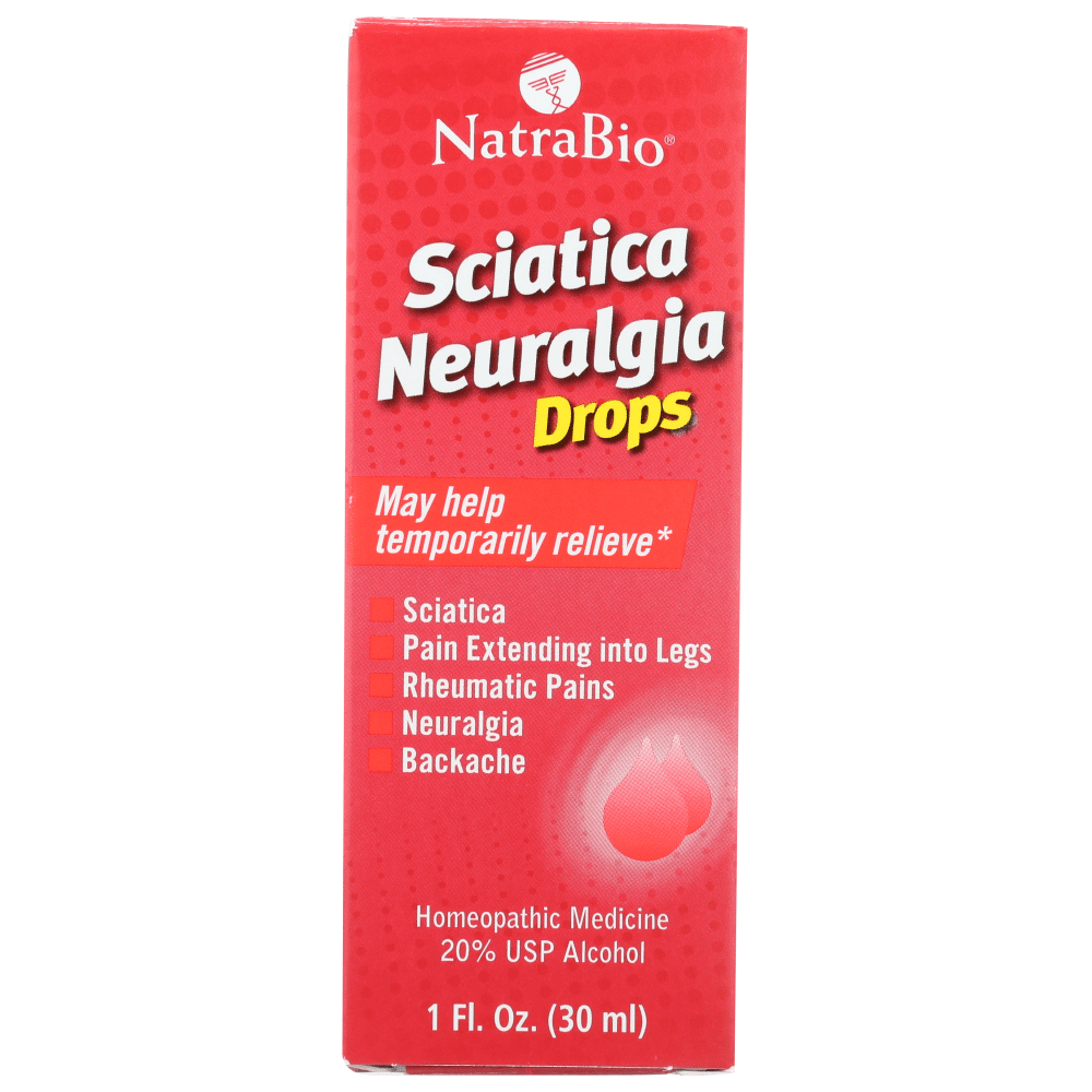 NatraBio NATRABIO: Sciatica Neuralgia Pain Relief, 1 Oz
