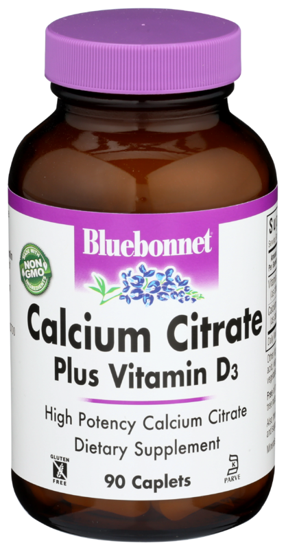 Bluebonnet Calcium Citrate Plus Vitamin D3