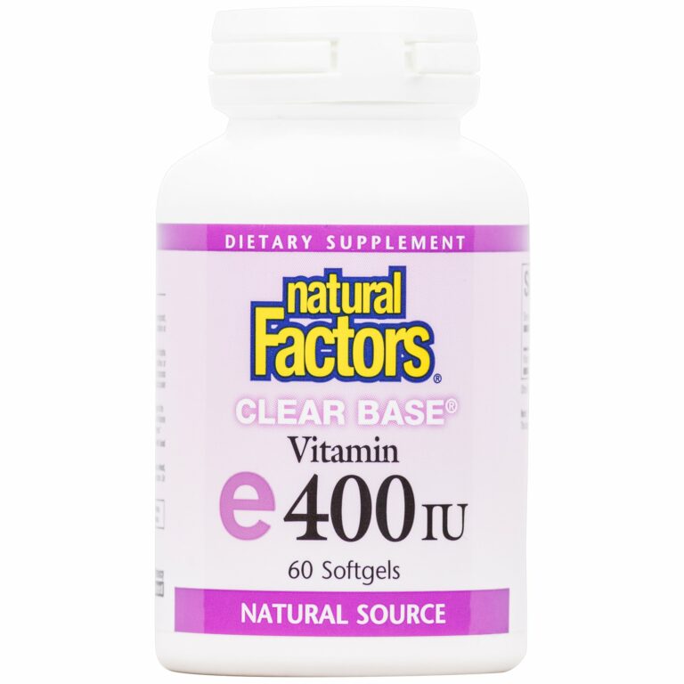 Natural Factors E 400 IU Clear Base