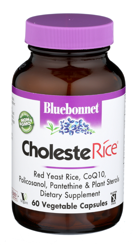 Bluebonnet CholesteRice, 60 Vegetable Capsules