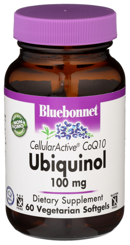 Bluebonnet Nutrition, Ubiquinol, Cellular Active CoQ10, 100 Mg, 60 Veggie Softgels