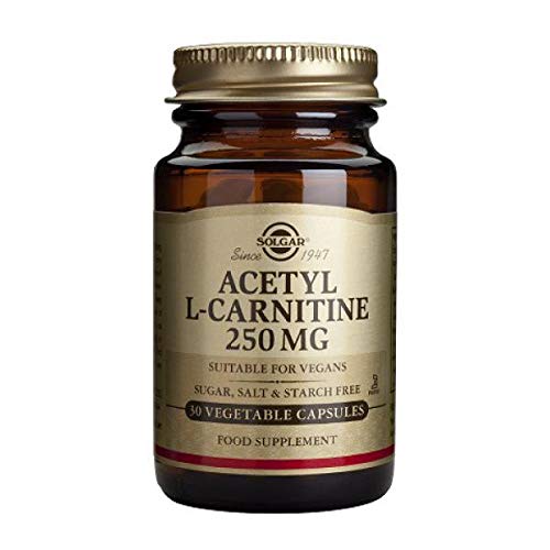 Solgar Acetyl L-Carnitine 250 Mg, 30 Vegetable Capsules