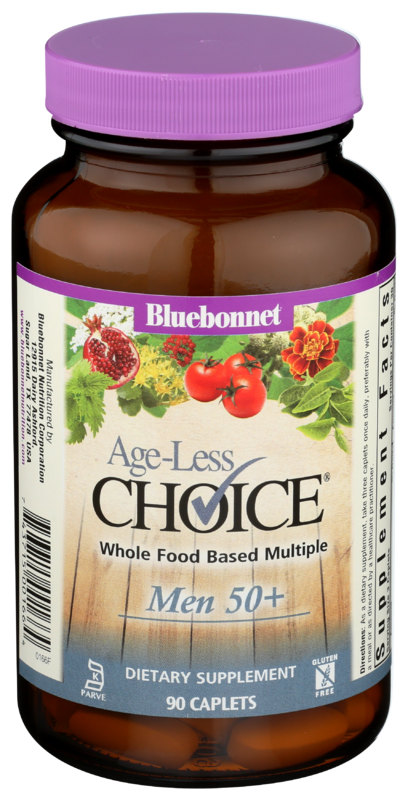 Bluebonnet Age Less Choice Whole Food Based Multiple For Men 50