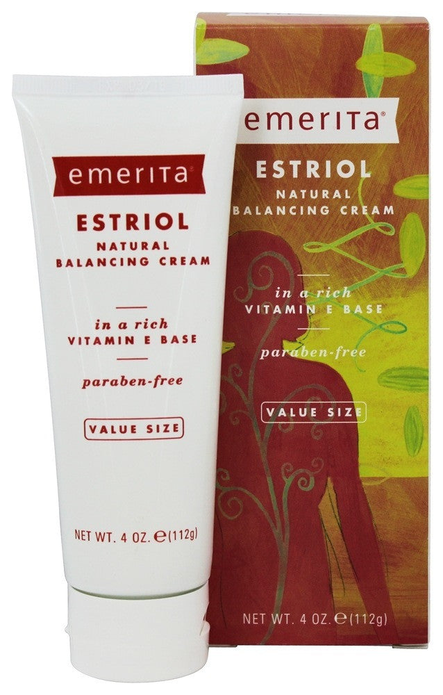 Emerita Estriol Natural Balancing Cream Fragrance Free 4 Oz