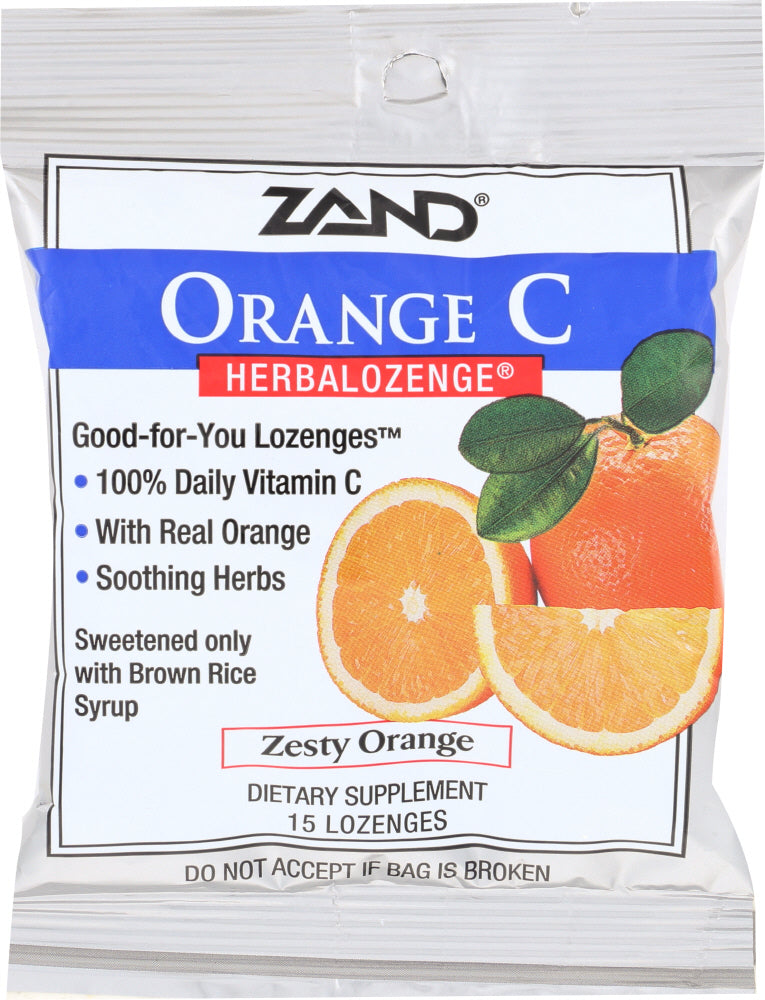 Zand Lozenge Orange Vitamin C 15oz
