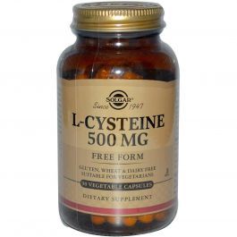 Solgar L-Cysteine 500 Mg, 90 Vegetable Capsules