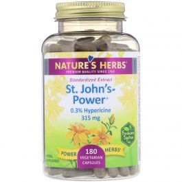 Nature's Herbs Nettle Root 5% Standardized Extract Power-Herbs 300mg 60 Capsules