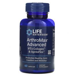 Life Extension ArthroMax Advanced, NT2 Collagen & ApresFlex, 60 Vegetarian Capsules