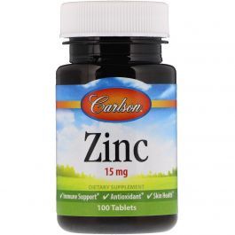 Carlson Labs Zinc 15 Mg, 100 Tablets