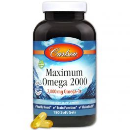 Carlson Labs Maximum Omega 2000, 180 Softgels