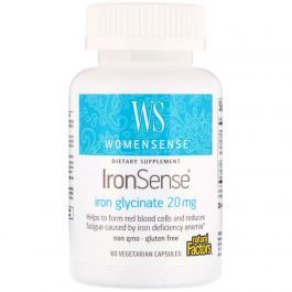 Natural Factors WomenSense IronSense, 60 Vegetarian Capsules