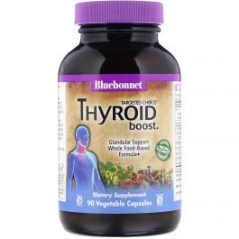 Bluebonnet Targeted Choice Thyroid Boost, 90 Vegetarian Capsules
