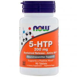 Now Foods 5-HTP 200 Mg Sustained Release 90 Tablets