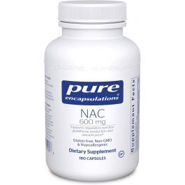 Pure Encapsulations NAC 600 Mg, 180 Capsules
