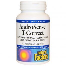 Natural Factors AndroSense T-Correct, 60 Vegetarian Capsules