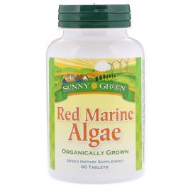 Sunny Green Красные Морские Водоросли, Red Marine Algae, 60 Таблеток