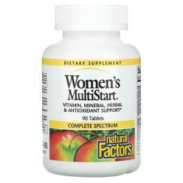 Natural Factors Multistart Women's Regular Formula, 90 Tablets