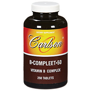 Carlson Labs B Compleet-50, 250 Tablets, From Laboratories