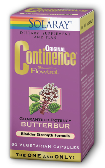 Solaray Continence With Flowtrol Guaranteed Potency Butterbur - 60 Capsules