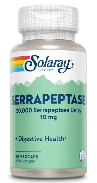Solaray Serrapeptase -- 10 Mg - 90 Vegetarian Capsules